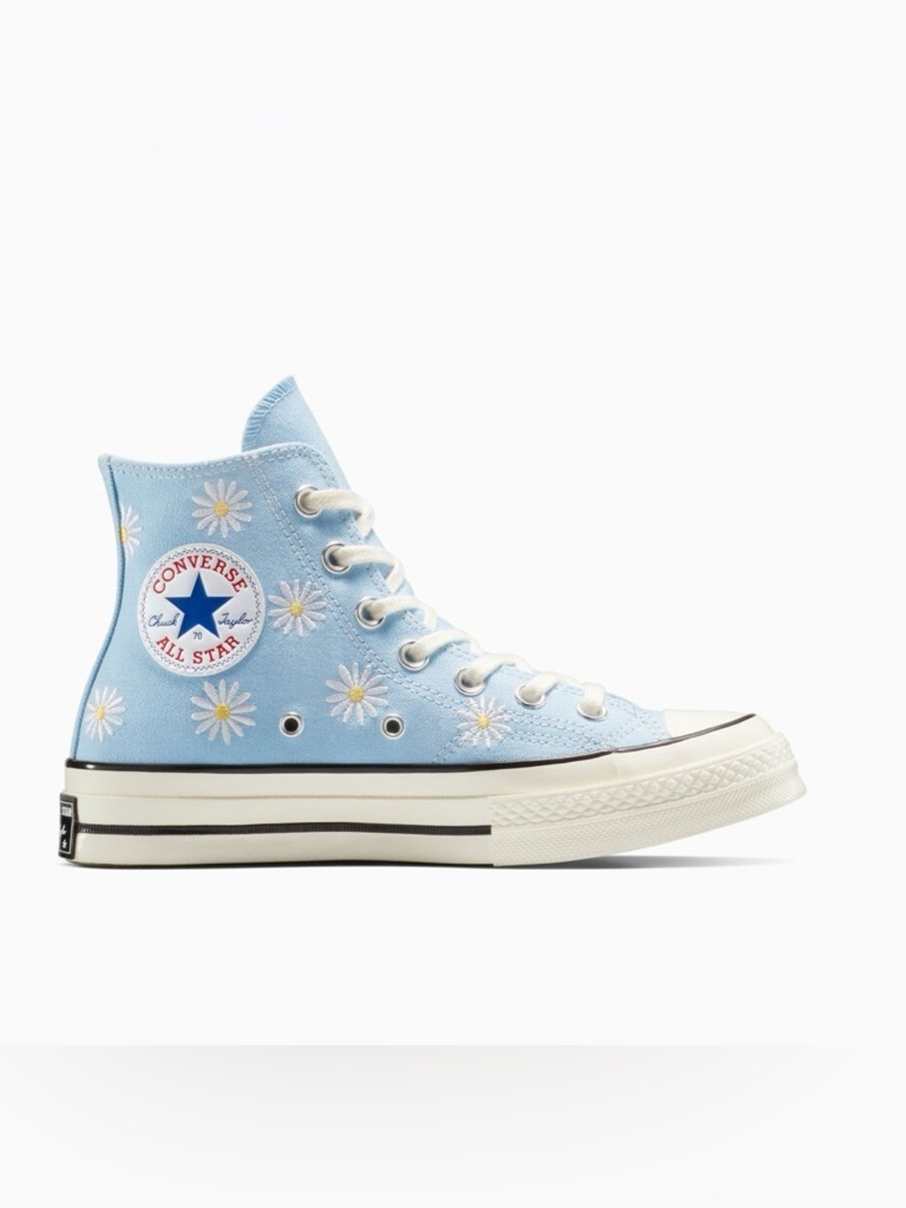 Converse Chuck Taylor Chuck 70 Embroidered Daisies Blue